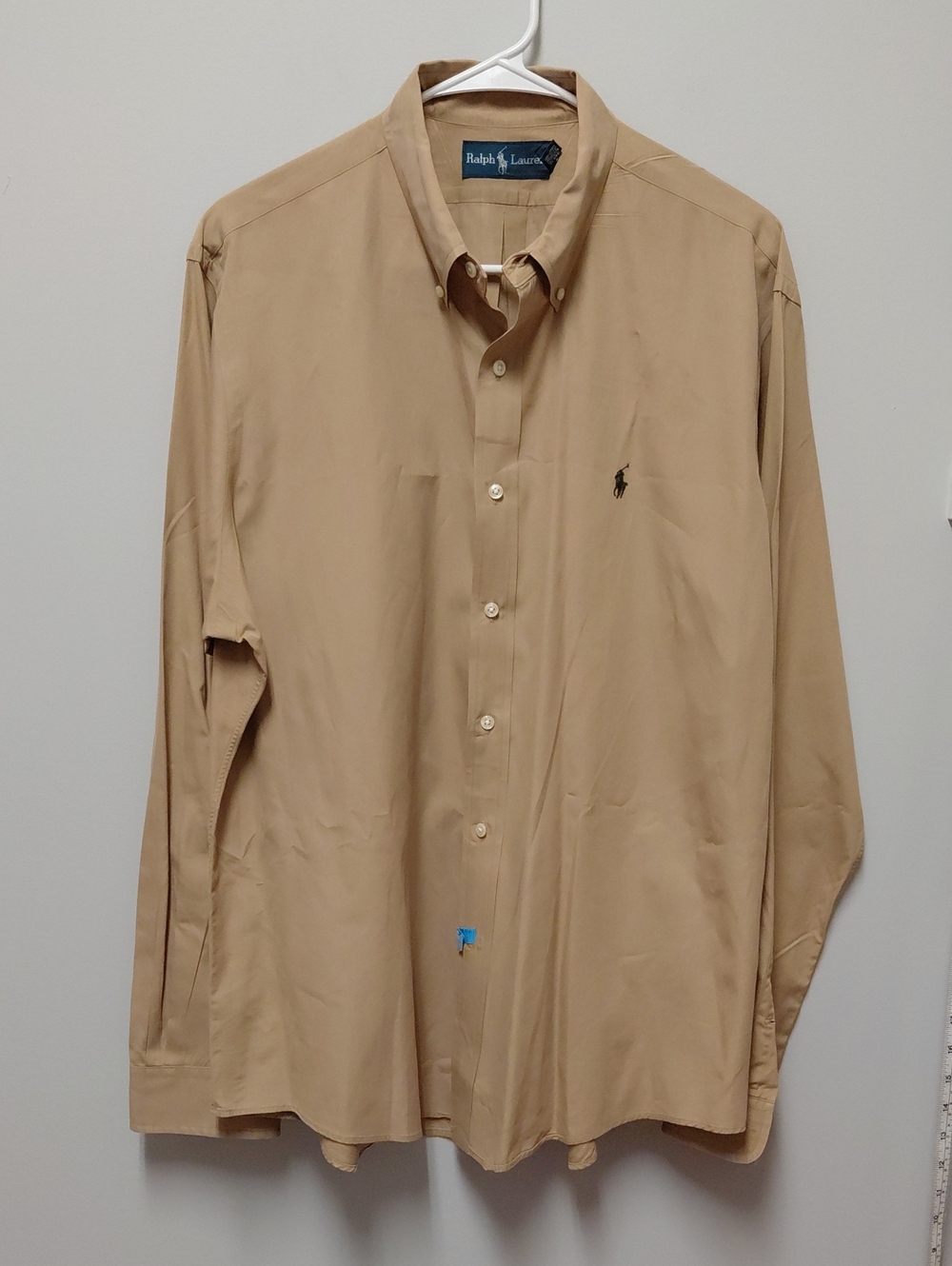 Ralph Lauren Men’s Tan Button-Down Shirt